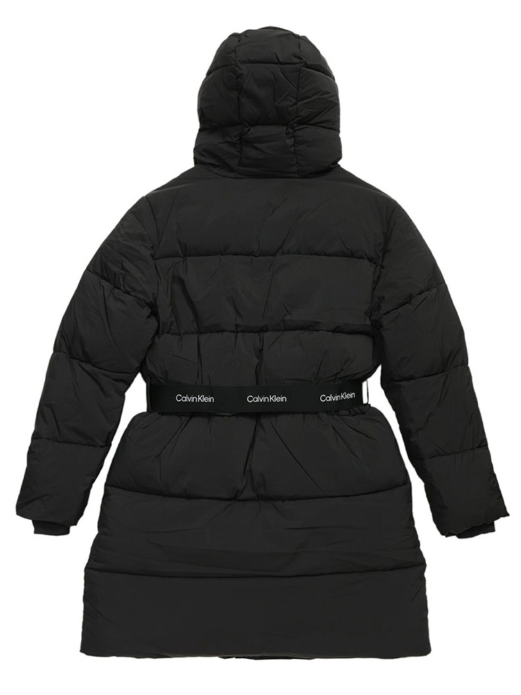 Calvin Klein (カルバンクライン) ベルト付き ミッドウェイト ロング丈