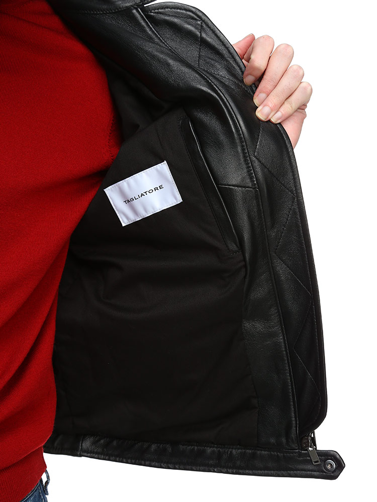 TAGLIATORE (タリアトーレ) ラムレザー フルジップ ライダース