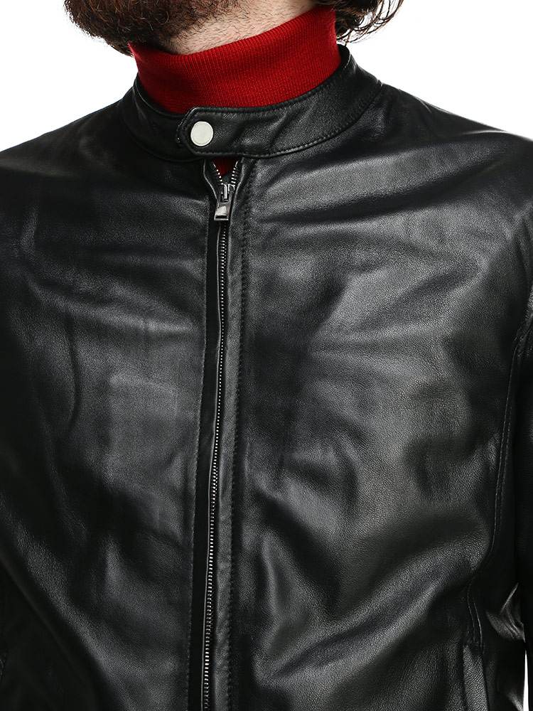 TAGLIATORE (タリアトーレ) ラムレザー フルジップ ライダース
