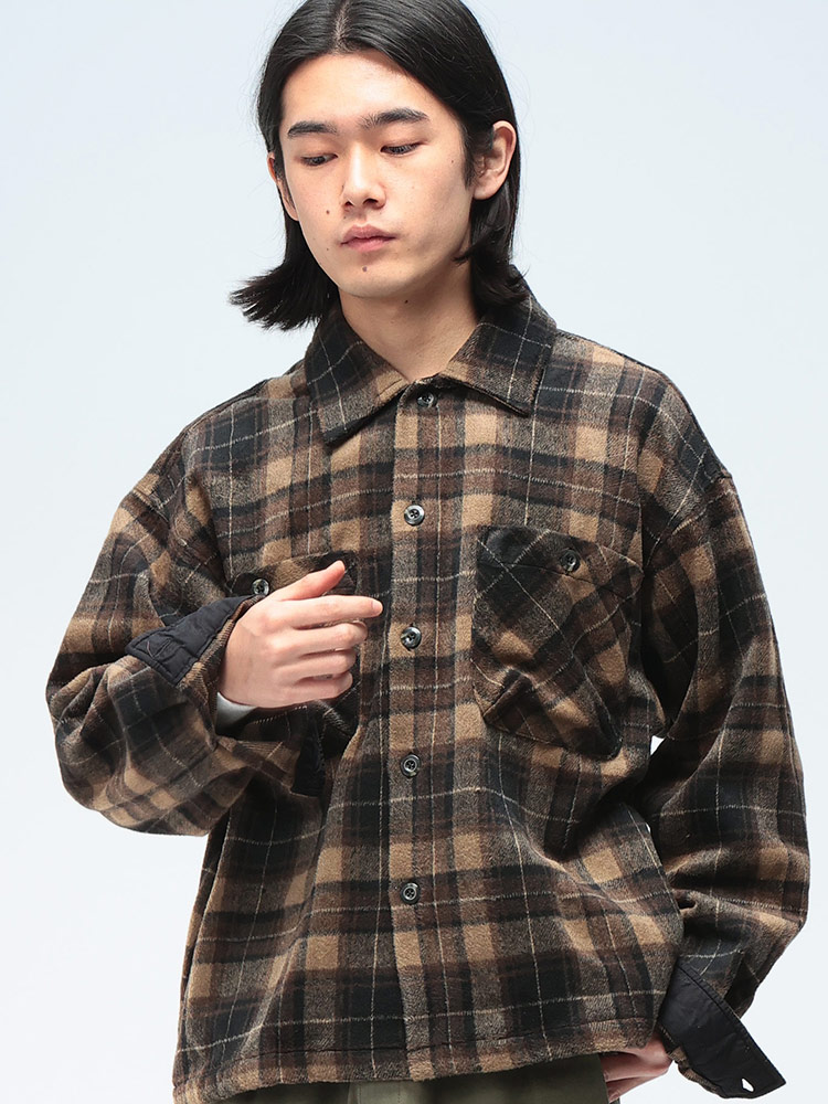 JUNGLE STORM (ジャングルストーム) シャツジャケット チェック柄 長袖