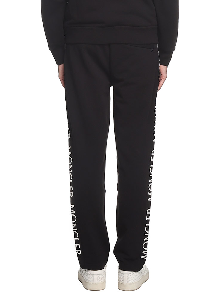 MONCLER (モンクレール) サイドロゴライン スウェットパンツ
