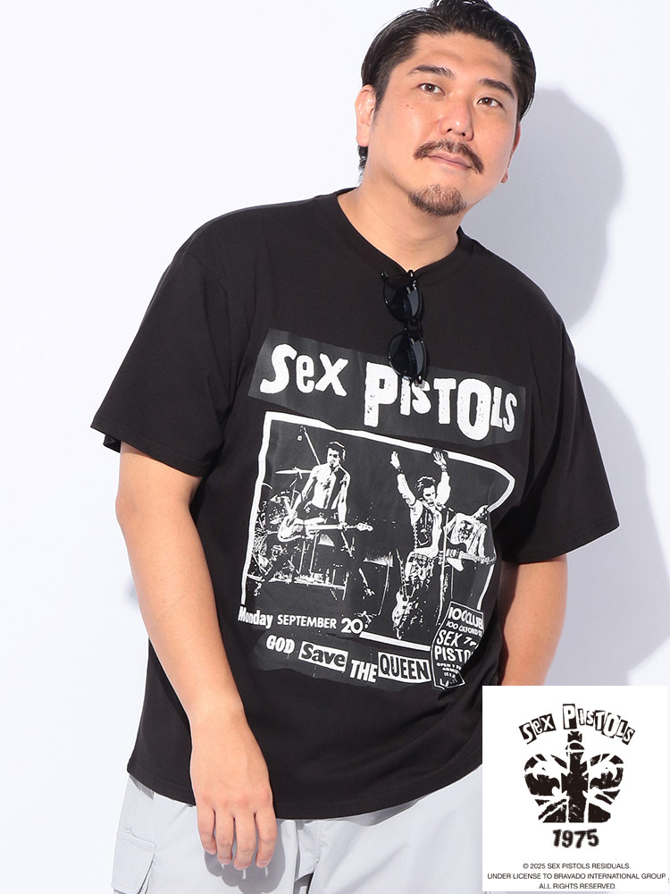 半袖 Tシャツ SEX PISTOLS 半袖 モノトーンフォトプリントTシャツ