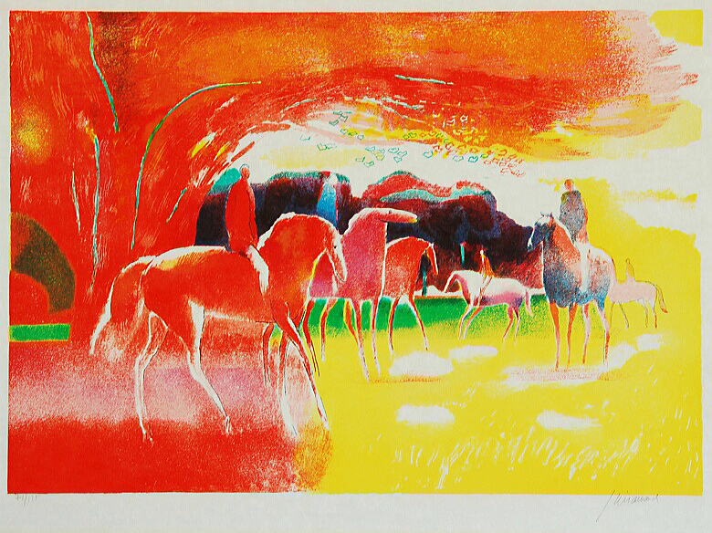 ポールギヤマン 森の赤い馬 【公式通販】