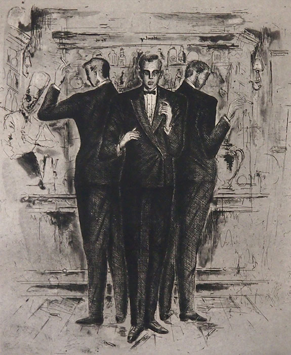 金子國義 銅版画『 esquire 』 | アンティーク・フランス雑貨店_