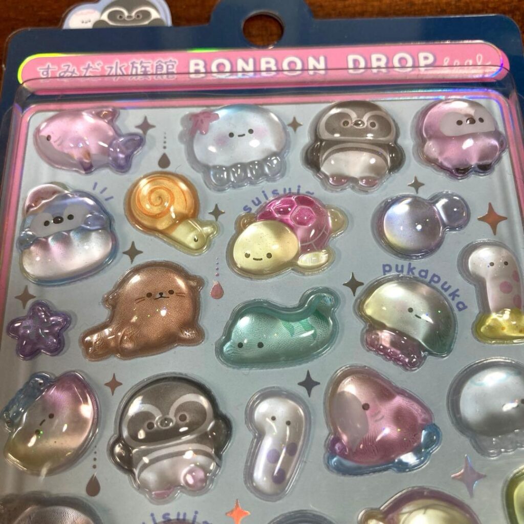 ボンボンドロップシール】名古屋港水族館の再販は3月以降！シャチや