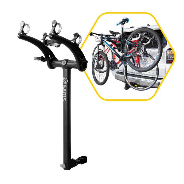 Bones 2-Bike Hitch Rack With Easy Fold Design and Tilting Base – Saris