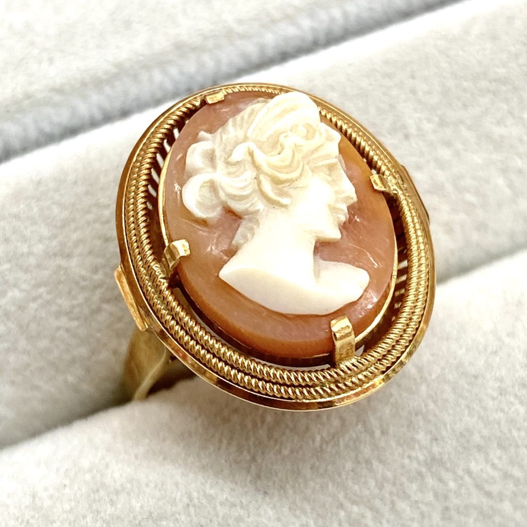K18 18金 カメオリング 指輪の買取実績 | 買取専門店さすがや