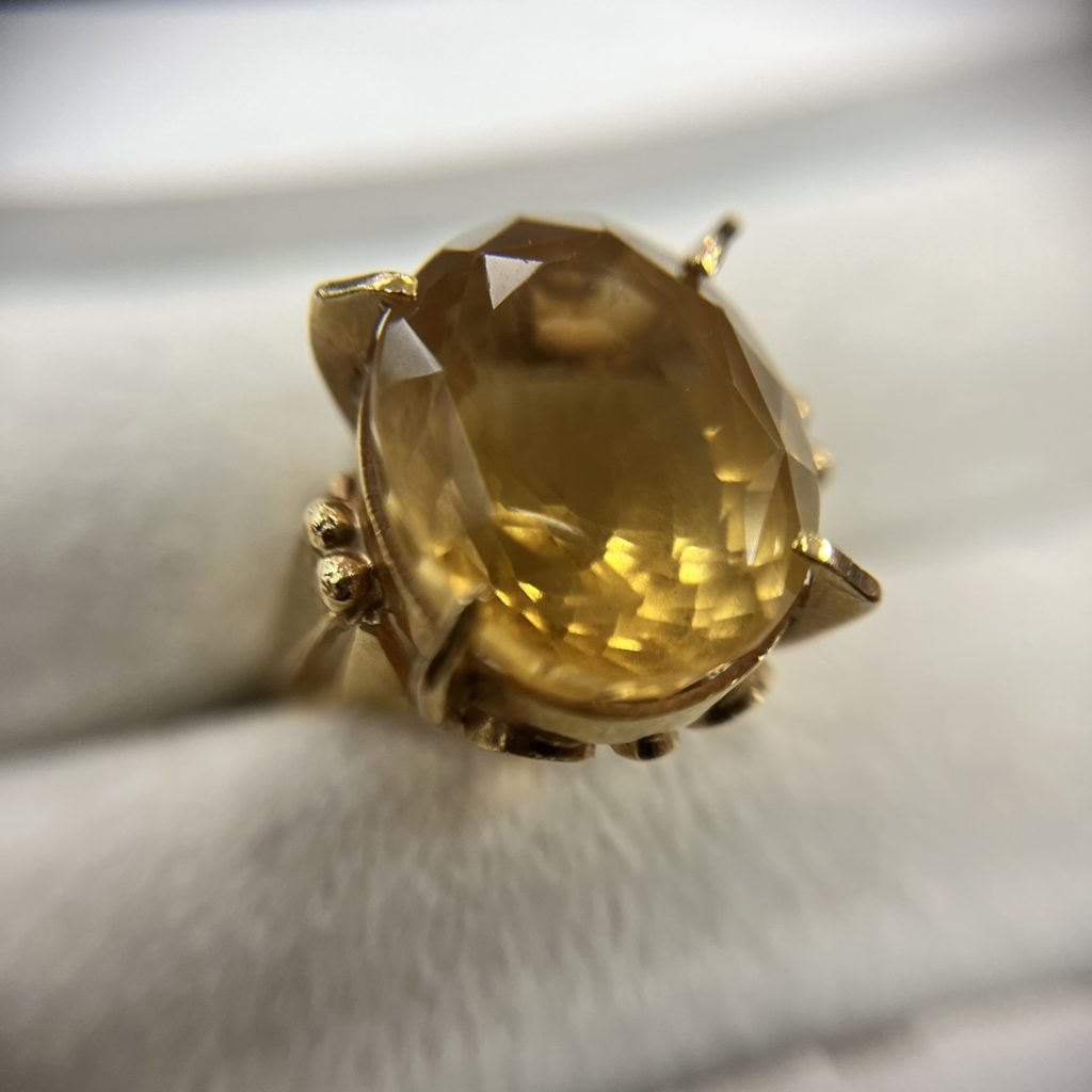 K18 18金 シトリン リング 指輪の買取実績 | 買取専門店さすがや