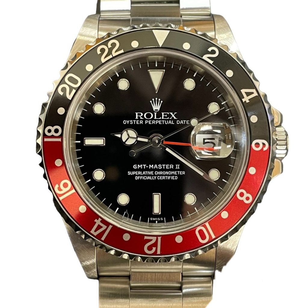 ROLEX ロレックス GMT マスターⅡ Ref 16710 コークベゼルの買取実績