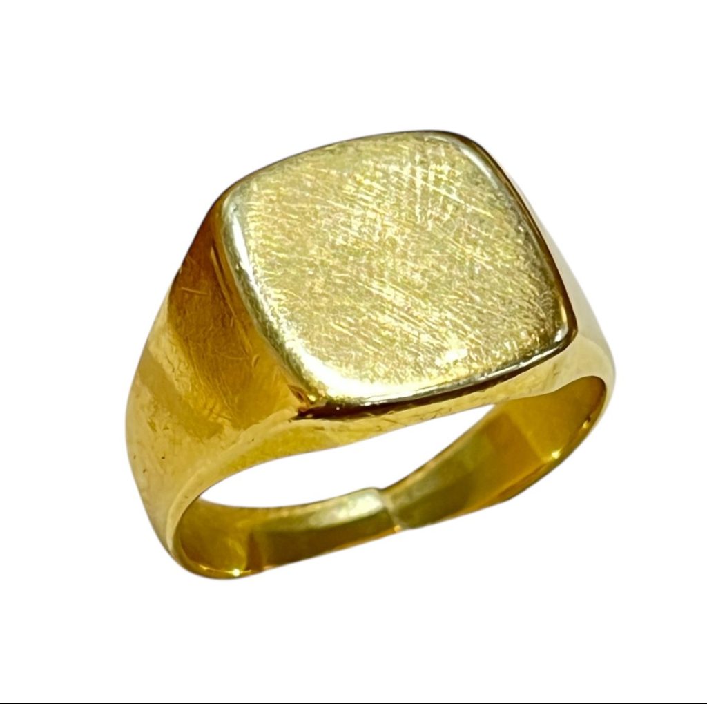 K18 18金 印代リング アクセサリー ジュエリー ゴールドの買取実績