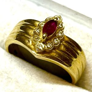 K18 ルビー デザインリングの買取実績 | 買取専門店さすがや