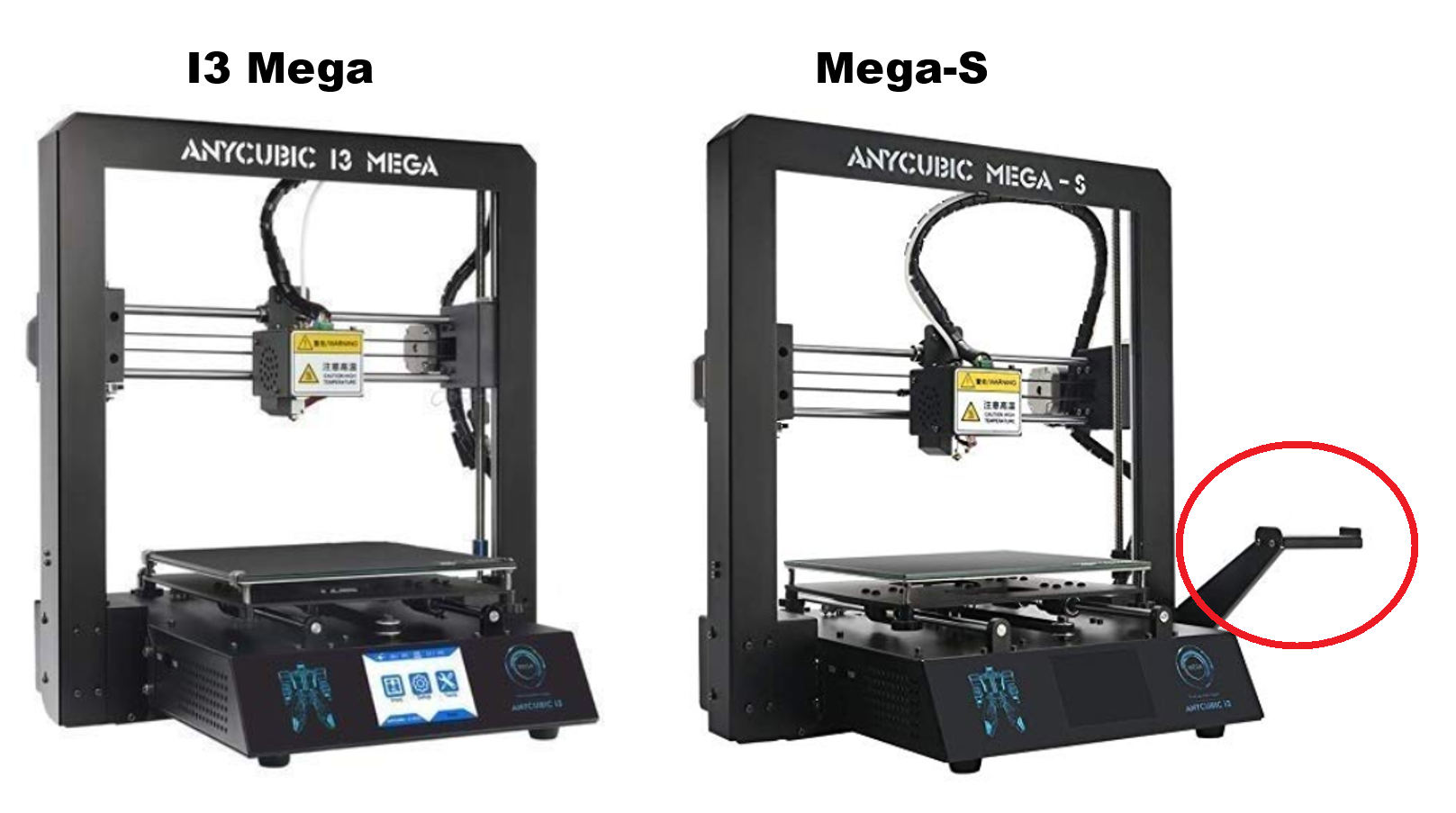 3Dプリンタ】Anycubic i3 MegaとAnycubic Mega-Sの違いはなに
