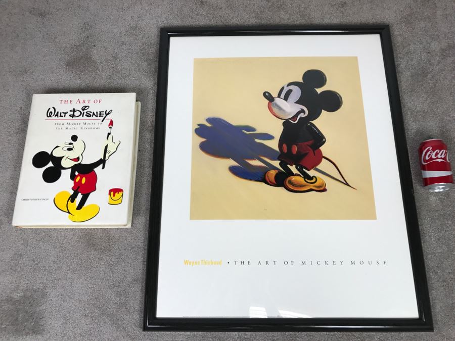 Wayne Thiebaud 'The Art Of Mickey Mouse' Framed Print And The Art
