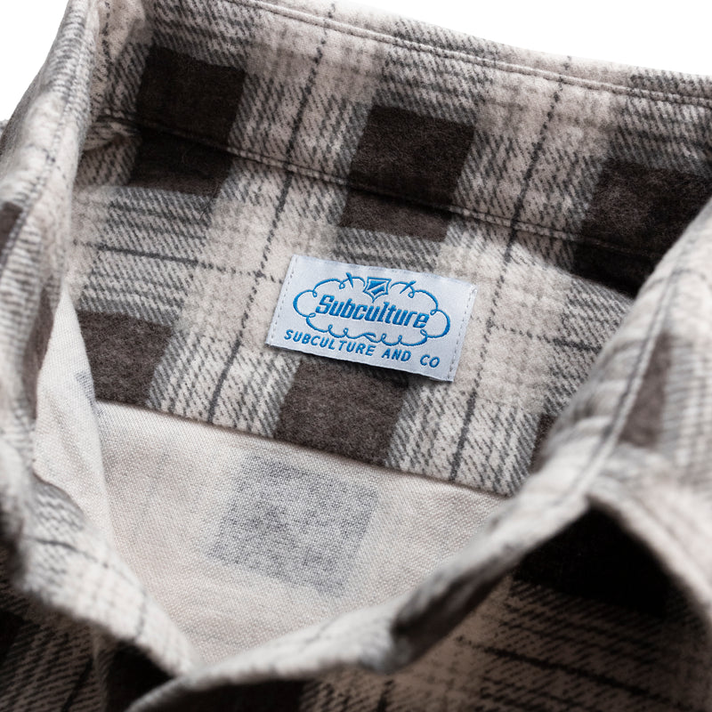 BLOCK CHECK SHIRT / BLACK – SC WEB STORE