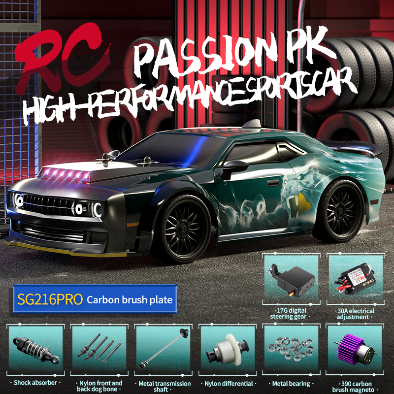 HOSHI ZLL SG216 Pro 1:16 4WD RC Car - 40KM/H High Speed Remote