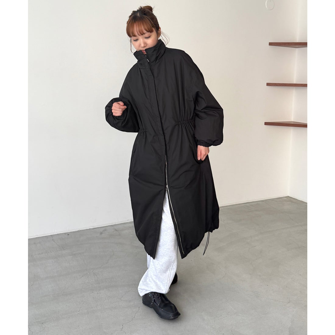 キャナルジーン CANAL JEAN diggity ダウンロングコート （ブラウン