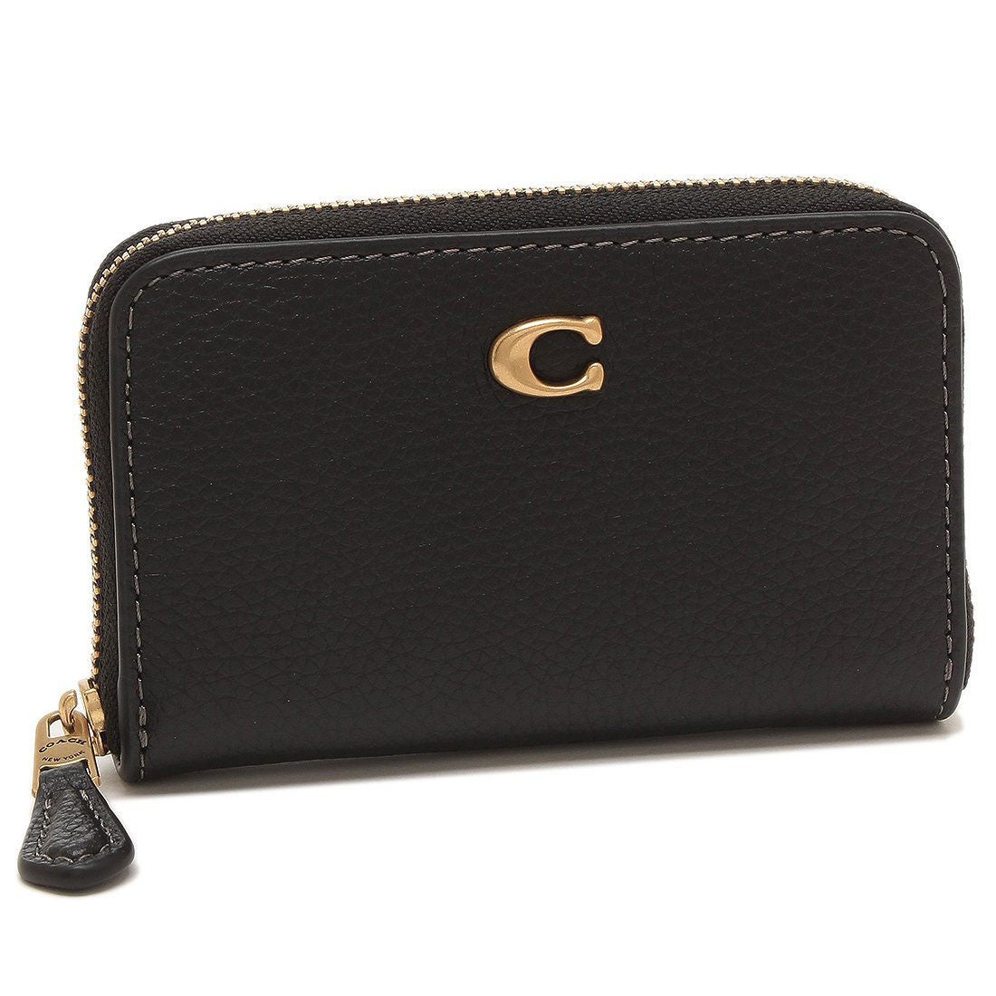 コーチ COACH カードケース スモールジップアラウンド ブラック