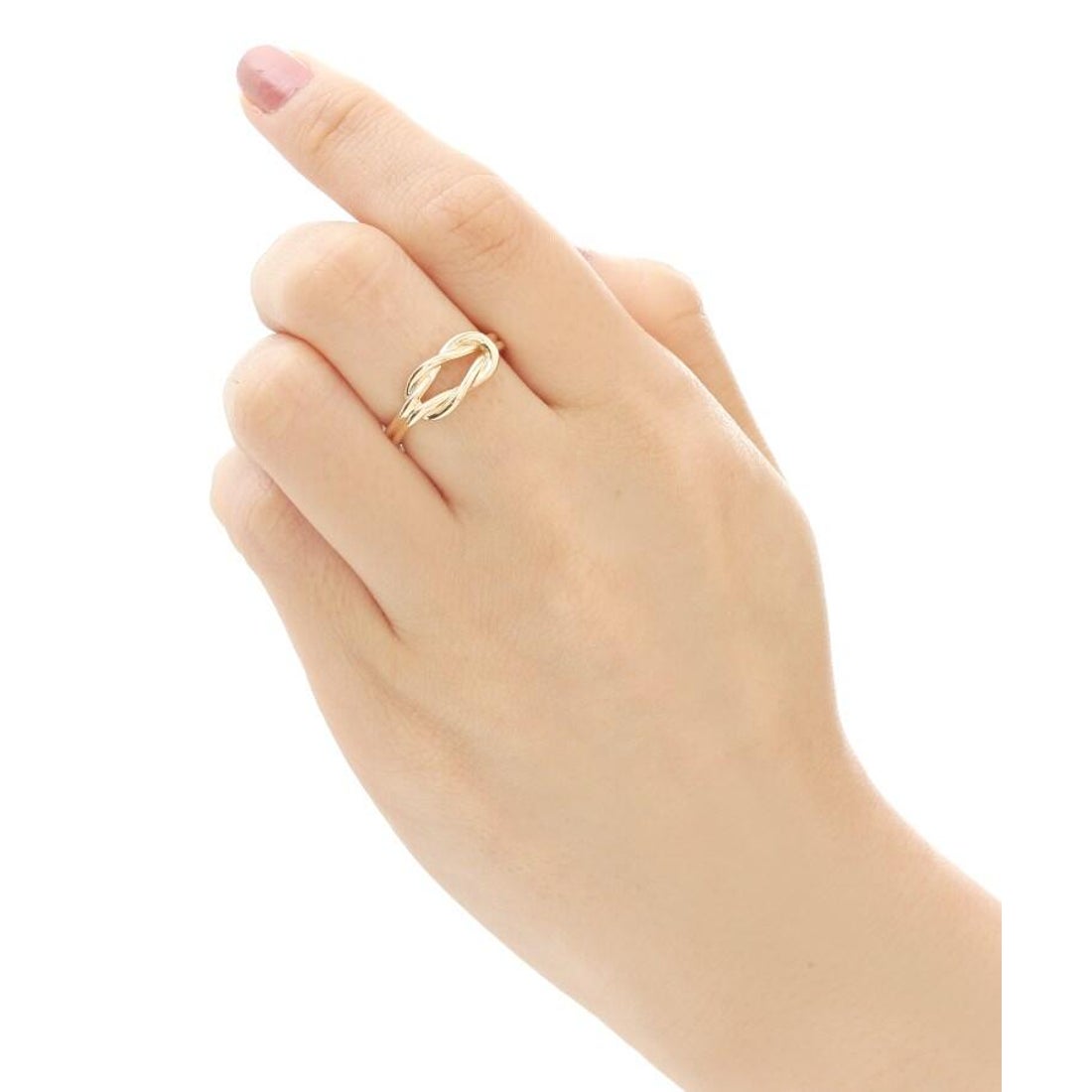 ココシュニック COCOSHNIK K10リーフノット リング（大） （イエロー