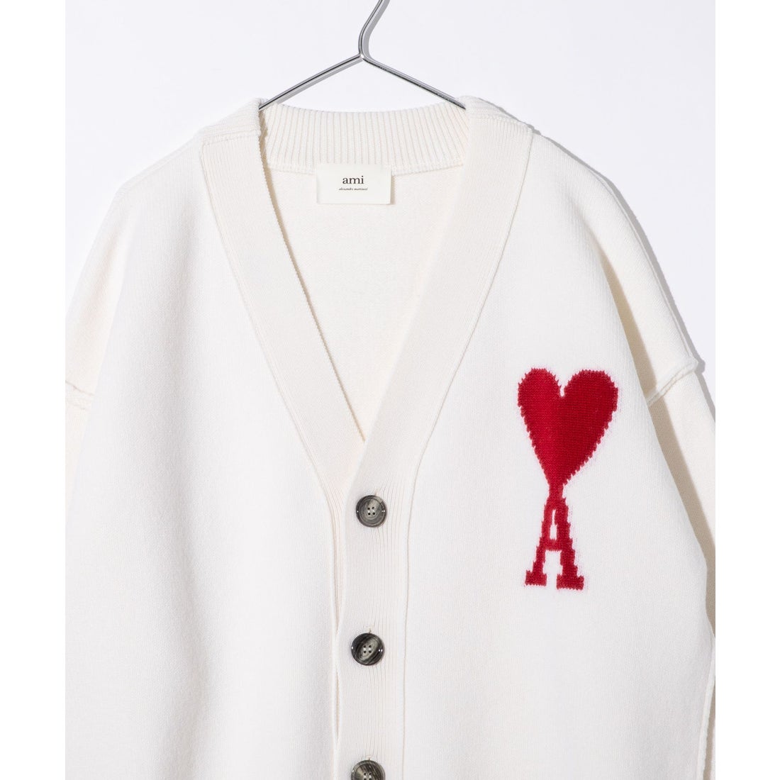 Ami Paris アミパリ Amiparis BFUKC006.018 カーディガン RED ADC