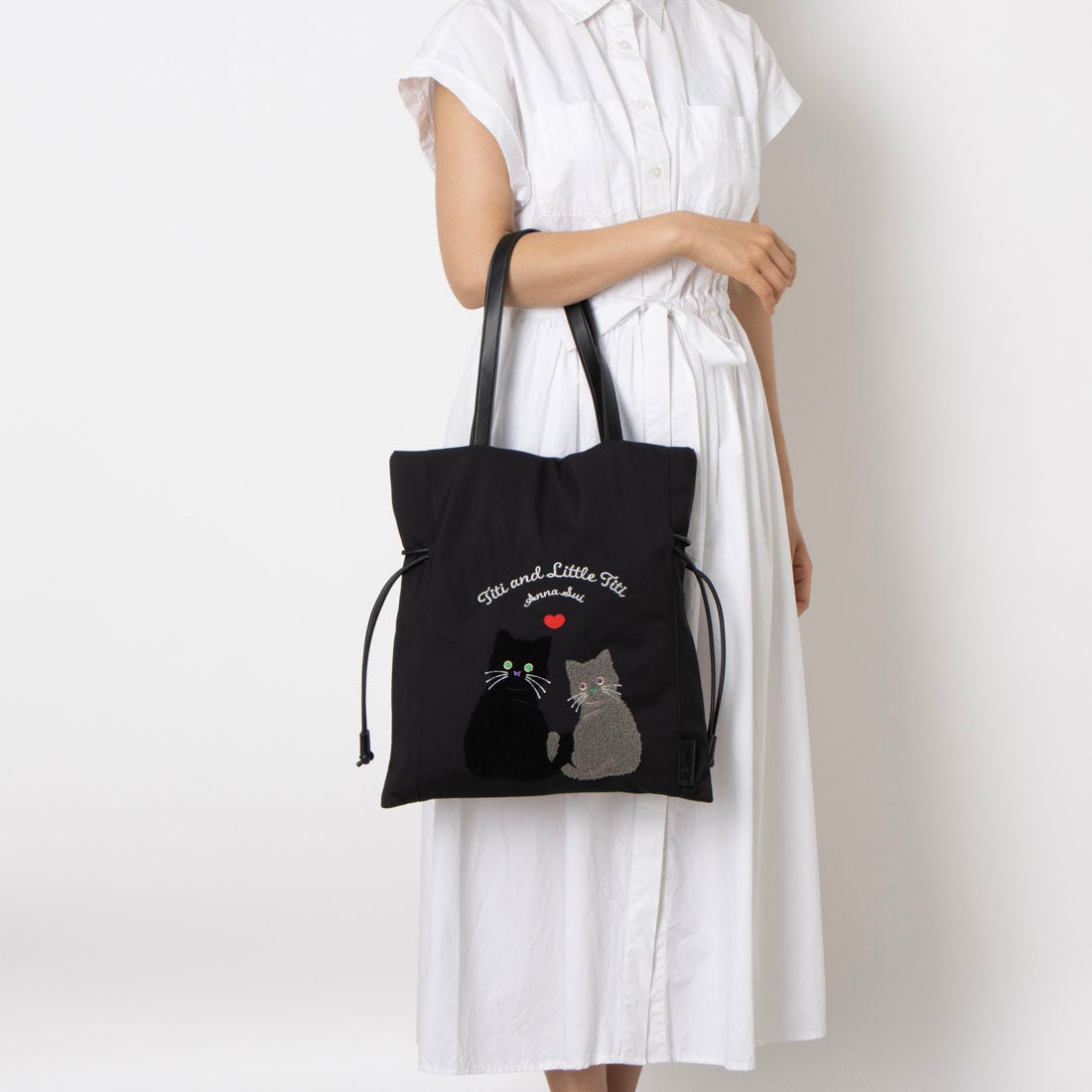 アナスイ ANNA SUI デイリーTITI トートバッグ （クロ） -靴