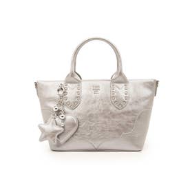 アナスイ ANNA SUI ルミナス 2WAYトートバッグ （シルバー） -人気