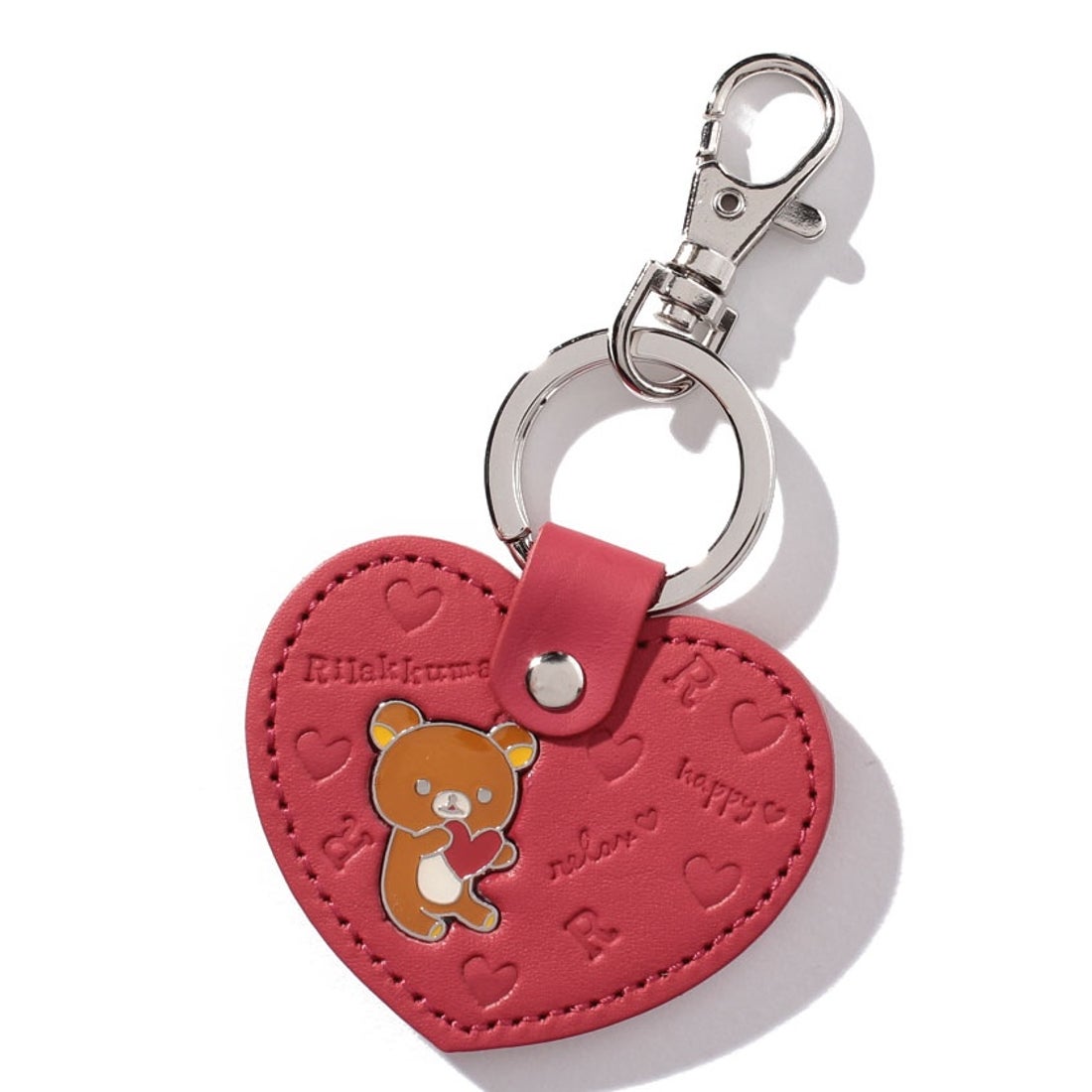 エーエヌシーストア ANC STORE リラックマ/レザーキーホルダー/ハート