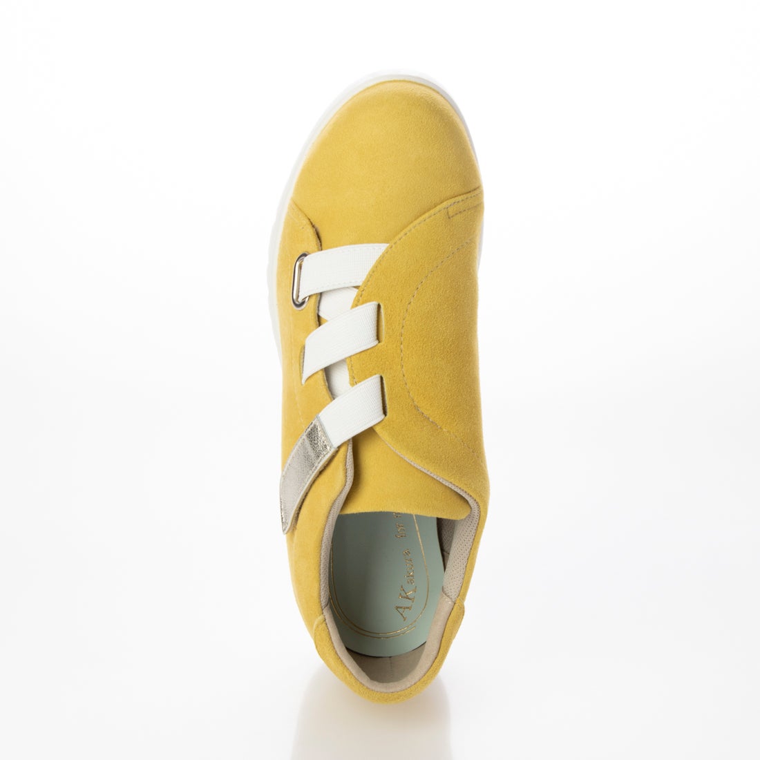 アカクラ AKAKURA 【防水レザー】ベルクロスニーカー （YE/S