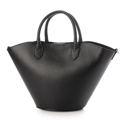 MADE IN ITALY】オウレンティ AULENTTI レザーBUCKET BAG （ブラック