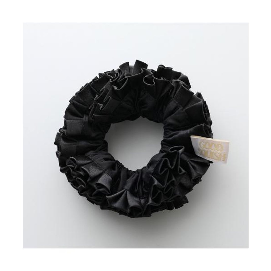 GOOD SQUISH シュシュ COWBOY BADLANDS COLLECTION フリル （ブラック