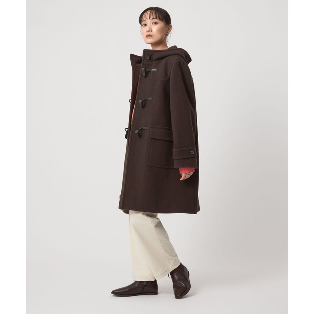 UNITED ARROWS green label relaxing ロング ダッフルコート （NATURAL