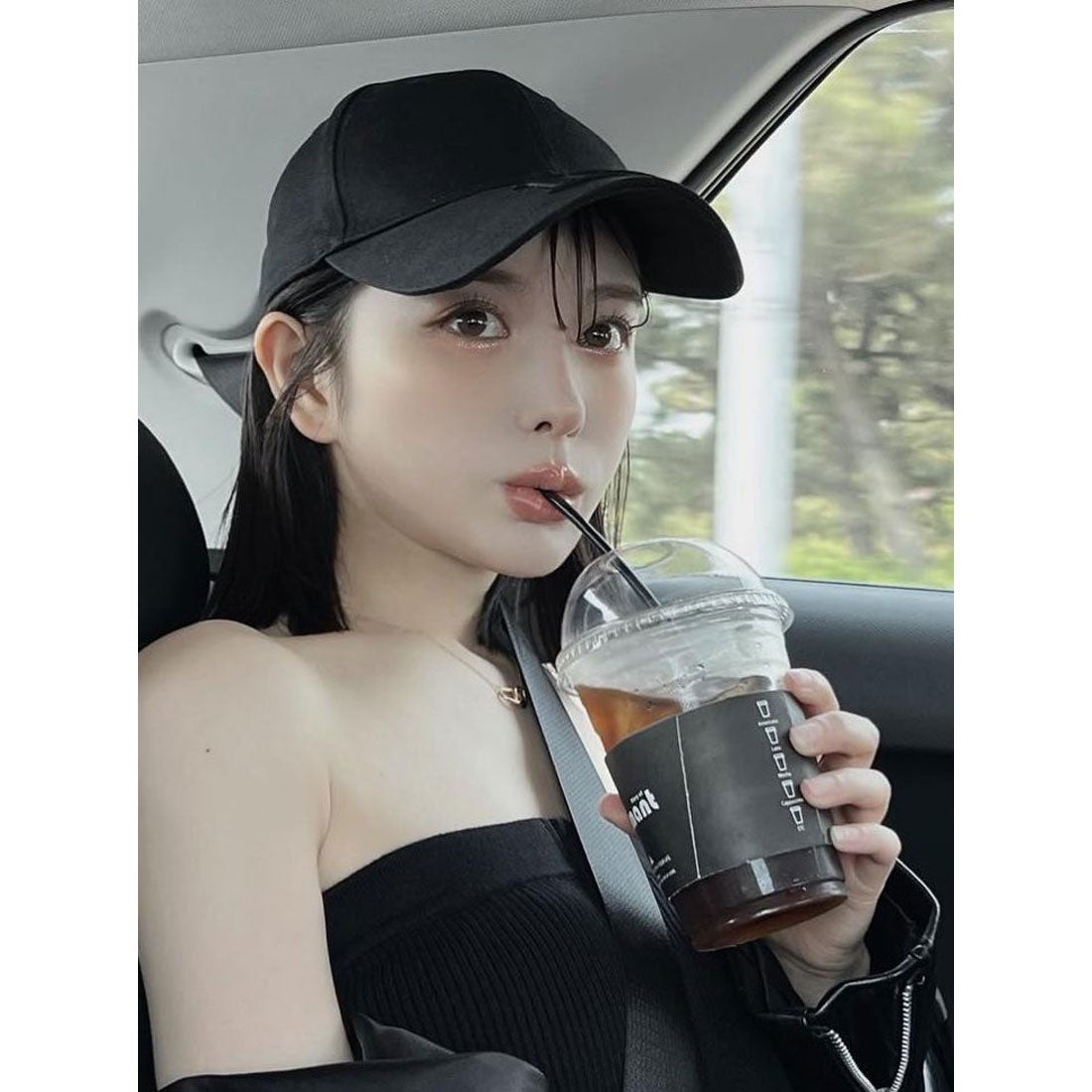 ダーリッチ Darich ロングブリムロゴキャップ （ブラック