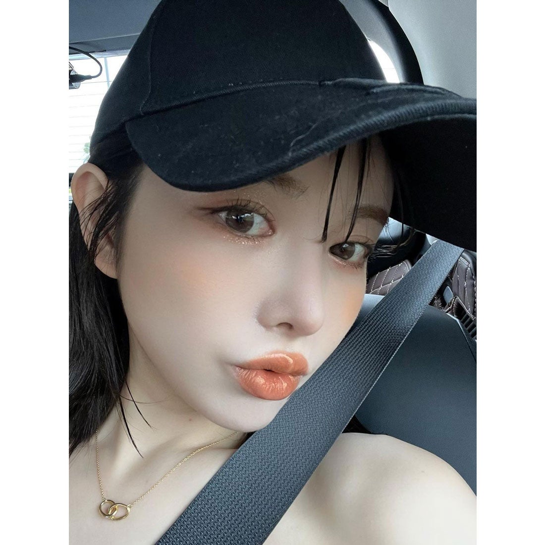 ダーリッチ Darich ロングブリムロゴキャップ （ブラック