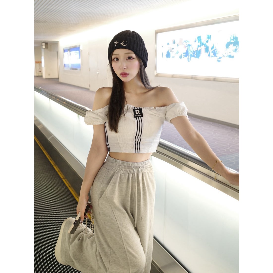 ダーリッチ Darich リメイクライクメッシュトップス （ホワイト