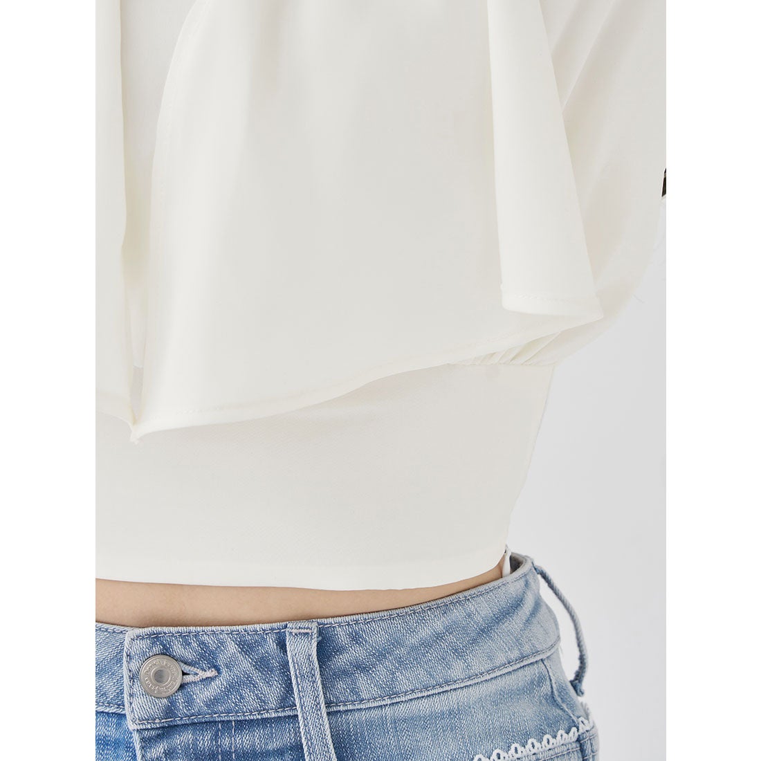 ダーリッチ Darich パールネックアメスリブラウス （ピンク