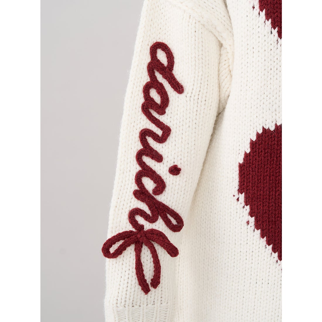 ダーリッチ Darich ハートロゴローゲージニットチュニック