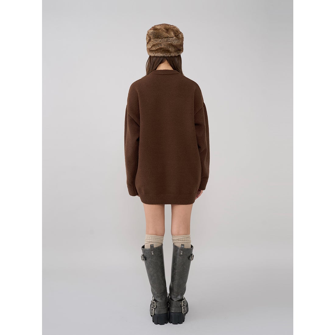 ダーリッチ Darich Danimalベアニットプルオーバー （ボルドー