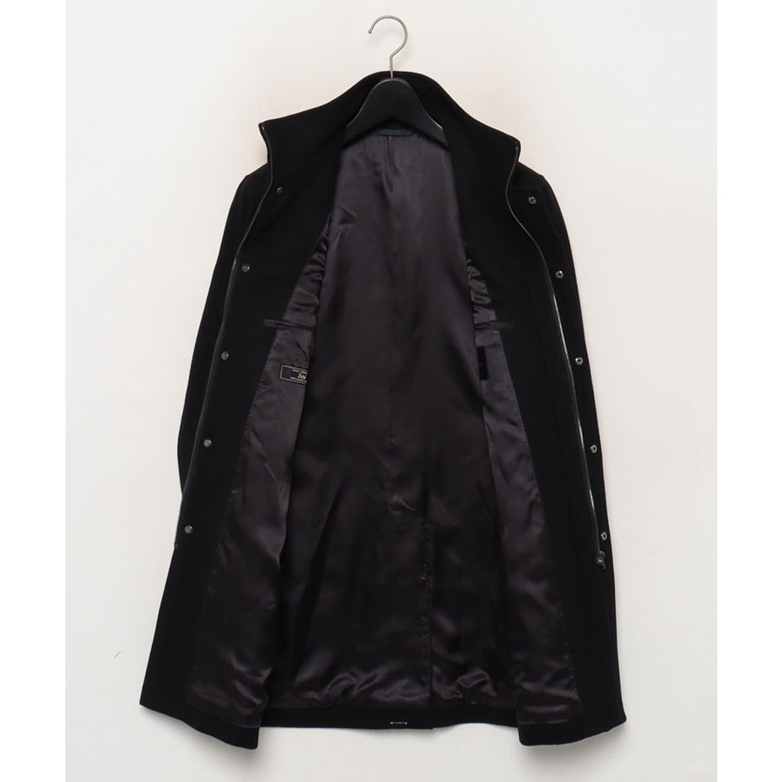 Zeal】ウールビーバースタンドカラーコート（ミドルレングス