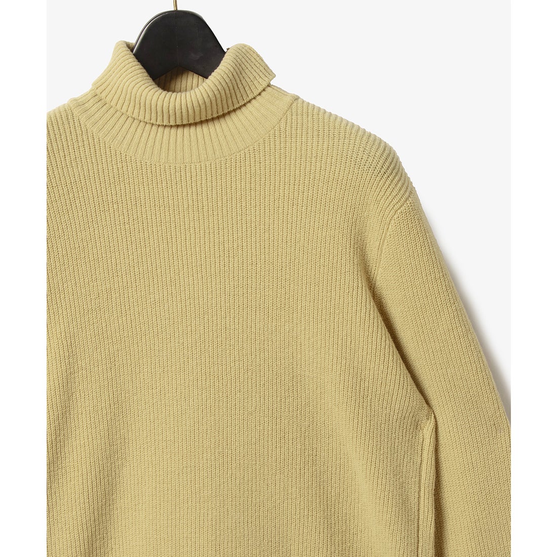 Zeal 12GG天竺タートルネックニット （イエロー） -D'URBAN | ダーバン