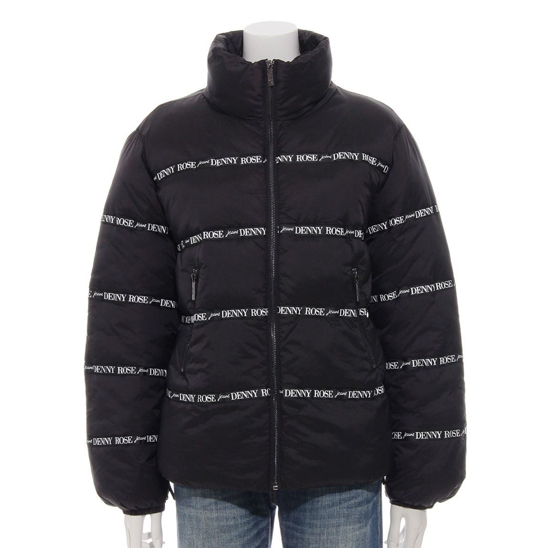 デニーローズ DENNY ROSE ロゴラインポイントボトルネックジャケット