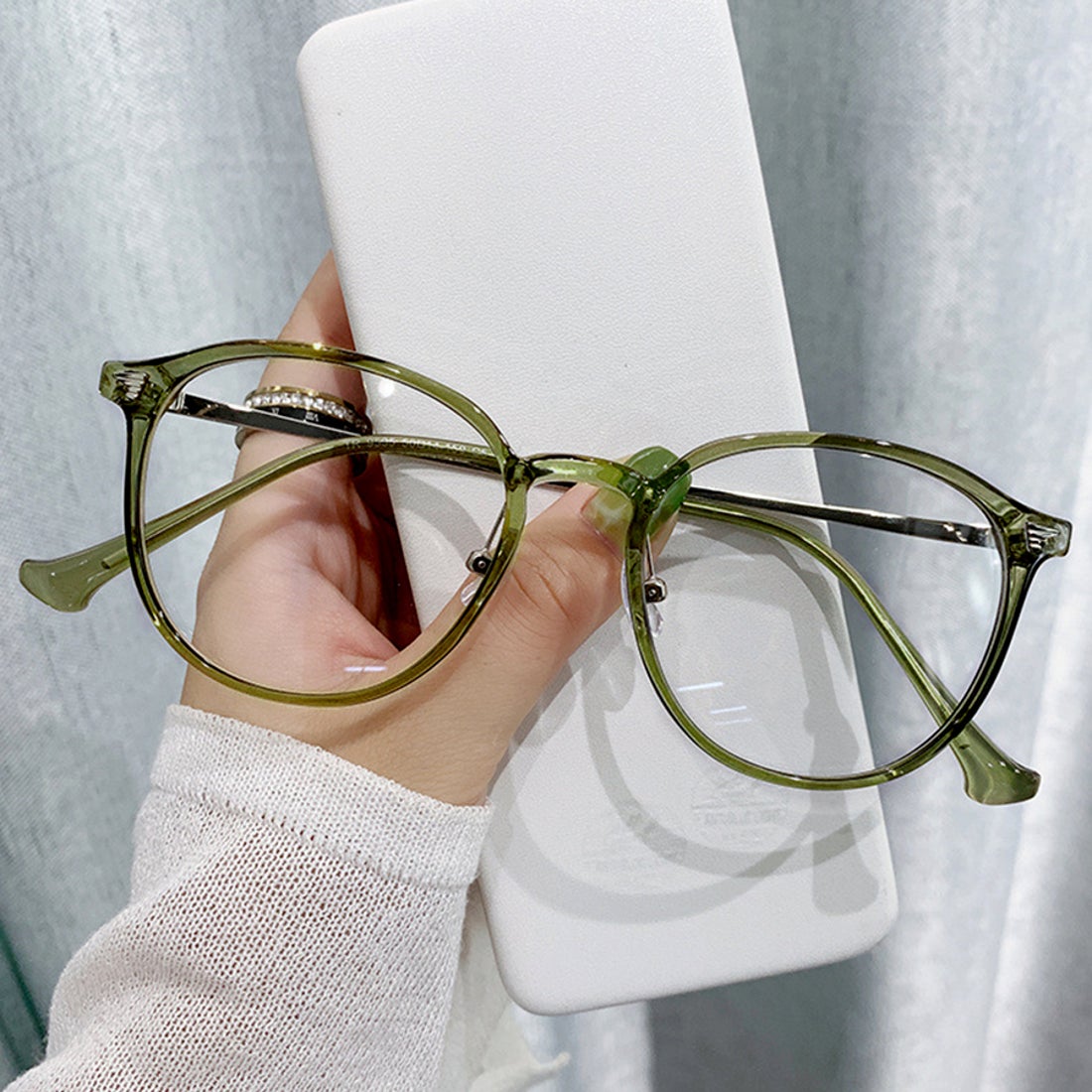 ダイヤモンドハーツ Diamond Hearts メタルテンプルファッションメガネ