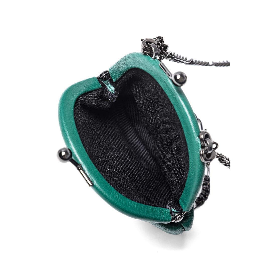 discord YohjiYamamoto Frame purse Coin Case （Green） - Osaka