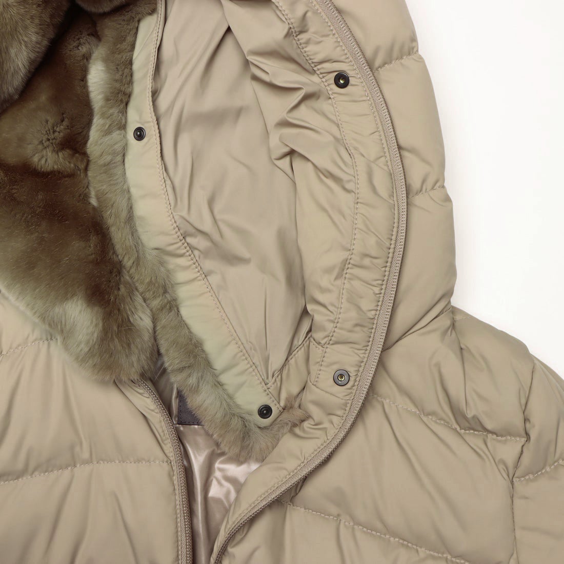 CARYSDUE beige fur-rabbit / カリスドゥエ （BEIGE） -デュベティカ