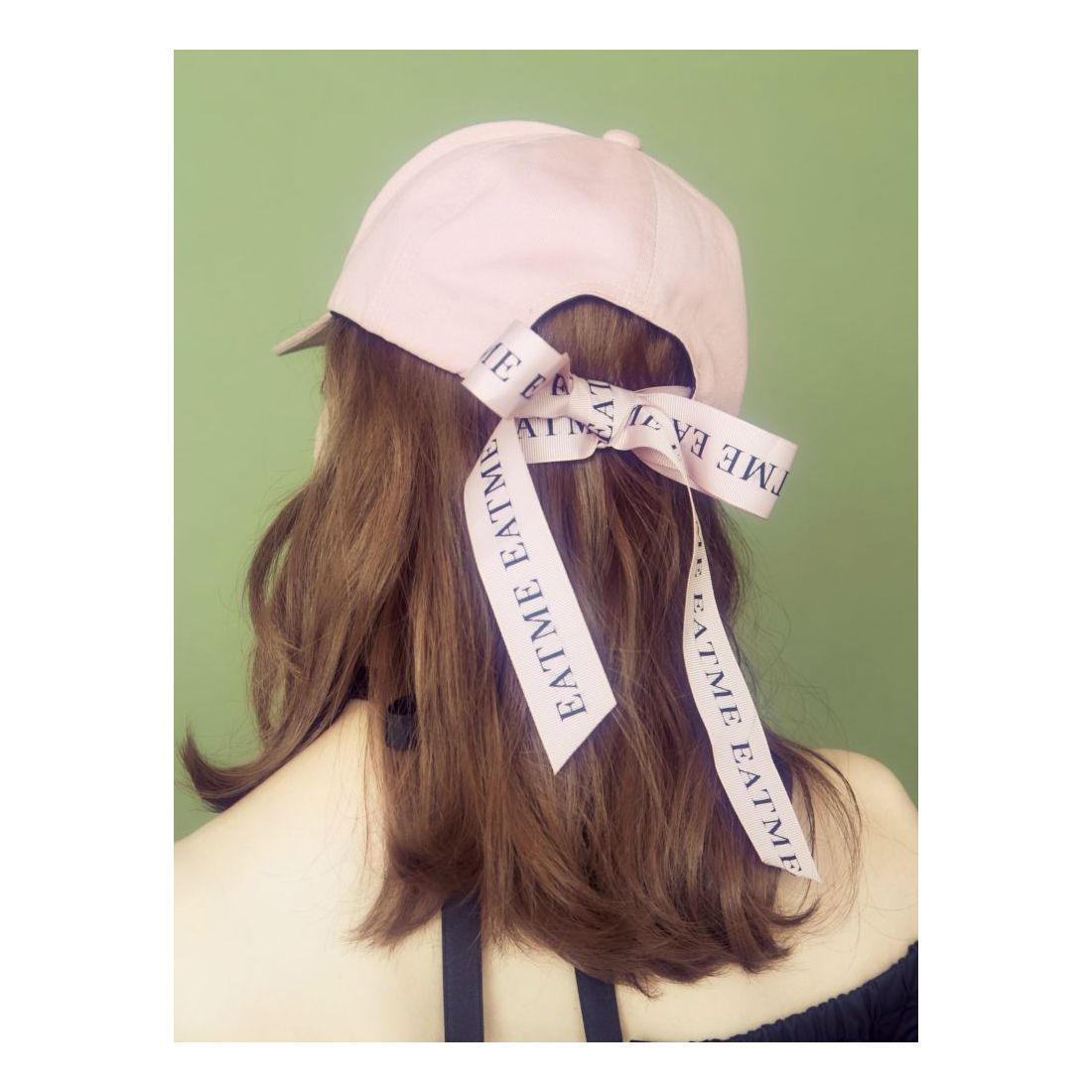 EATME BACKロゴリボンキャップ（ピンク） -靴＆ファッション通販