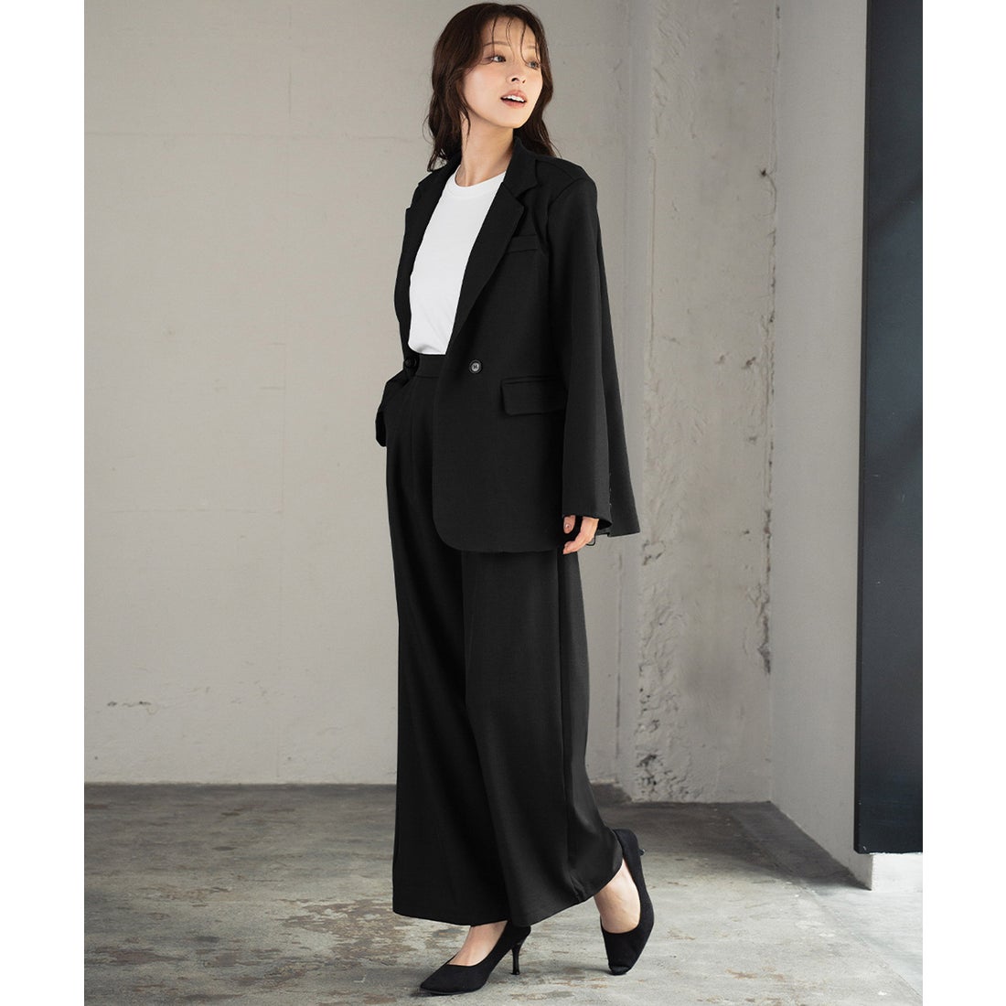 フロリア Flolia スーツセット セットアップ カジュアル ジャケット