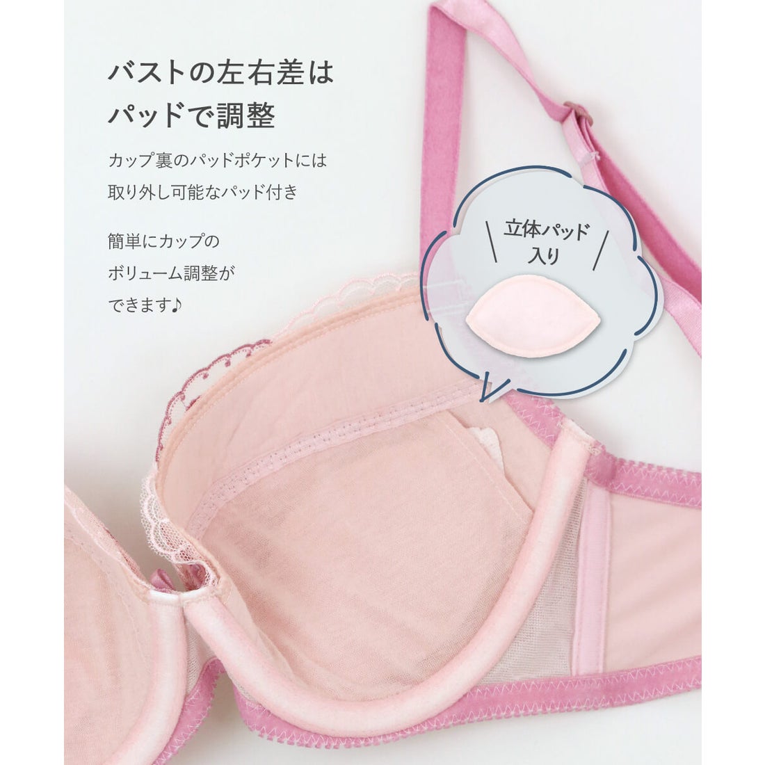 フランデランジェリー fran de lingerie 刺繍レースのベーシック