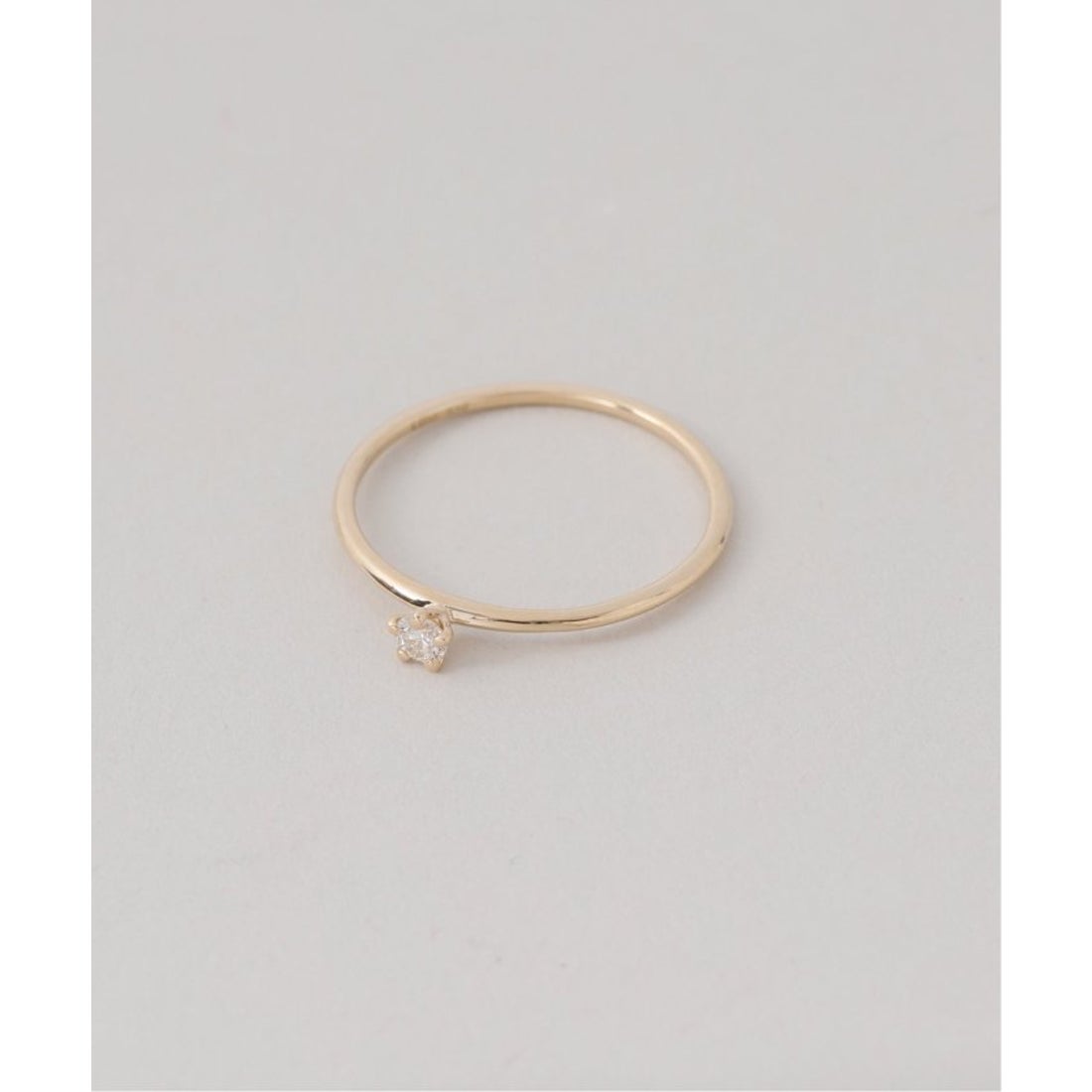 リラ Lilas プチスターダイヤリング K10 （ゴールド） - ファッション