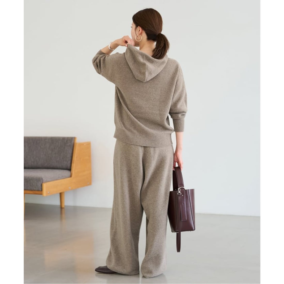 フレームワーク FRAMeWORK ≪追加予約≫圧縮ウールフードプルオーバー