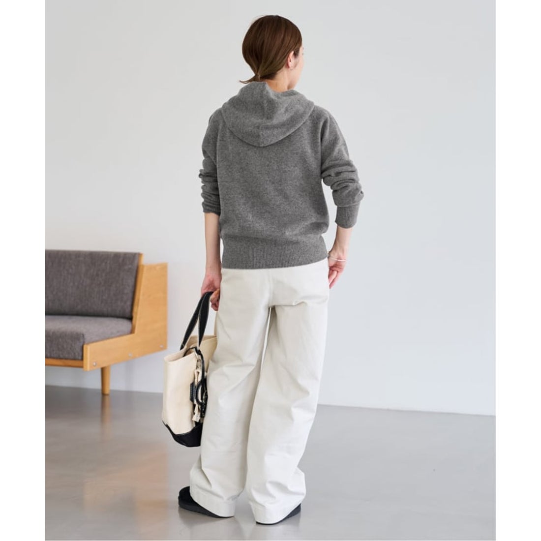 フレームワーク FRAMeWORK ≪追加予約≫圧縮ウールフードプルオーバー