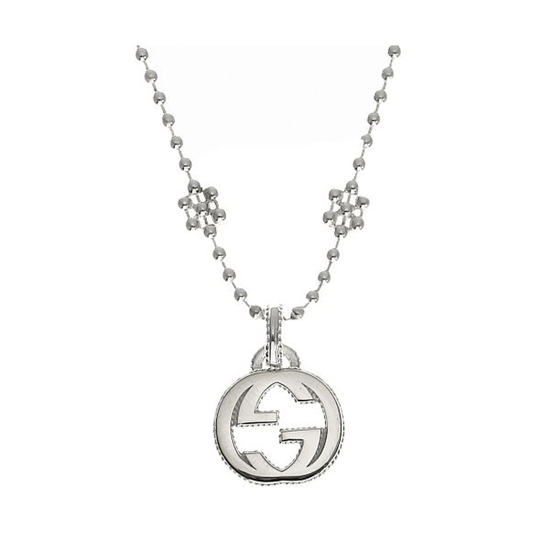 グッチ GUCCI グッチ インターロッキングG ネックレス （シルバー