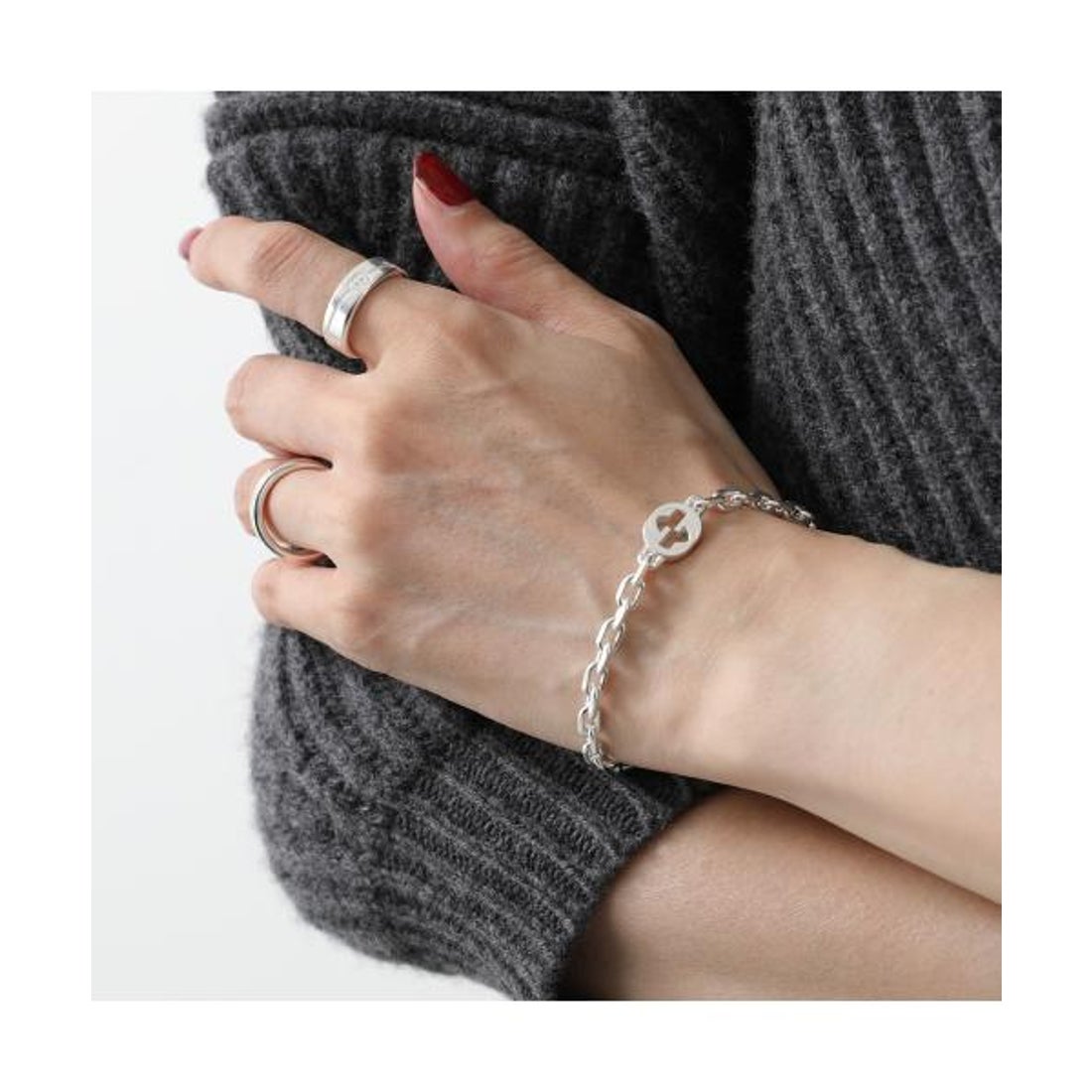 グッチ GUCCI GUCCI ブレスレット INTERLOCKING G 796351 J8400 （8106